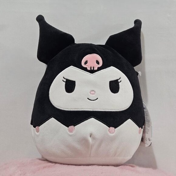 New SQUISHMELLOW SANRIO KUROMI 8-IN PLUSH - Picture 1 of 3